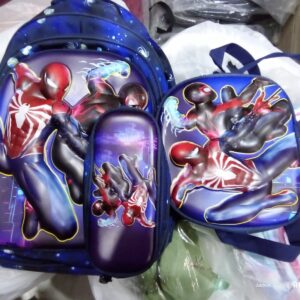 طقم مدرسي 3 قطع – سبايدرمان 3D